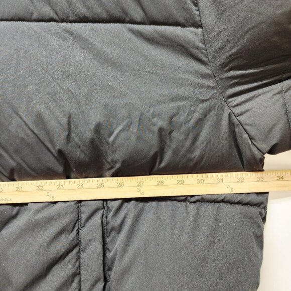 Black Puffer Jacket Size 5X Plus Size Womens Outerwear Warm Cozy Winter Coat - Picture 9 of 10